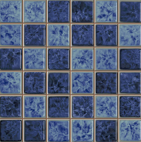 ATHENA 30X30 HALMAHERA MEDIUM BLUE